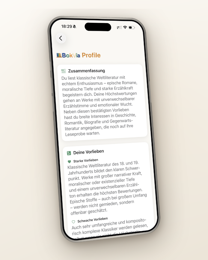 Generate a reading profile